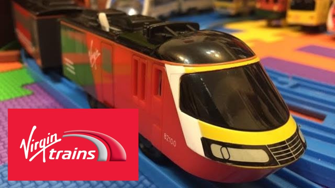 即決☆絶版希少品 プラレール バージントレイン/Virgin train☆外国の