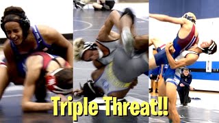 Sibling Wrestlers Dominate on the Mat