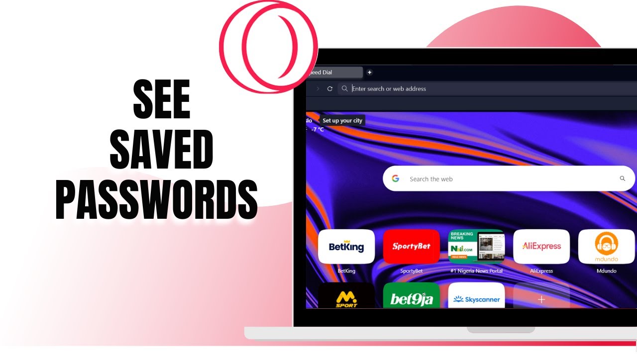 HOW TO SEE SAVED PASSWORDS ON OPERA GX - YouTube