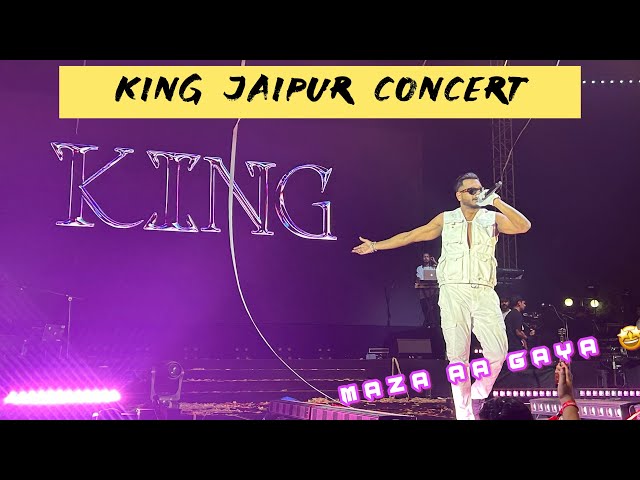 KING 👑 Jaipur Live Show | King India Tour | - YouTube
