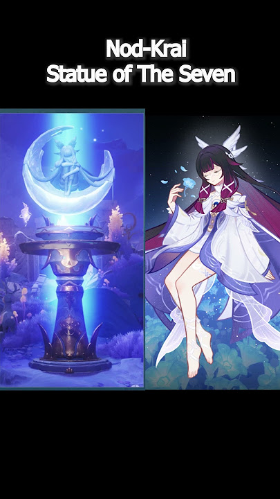Nod-Krai Statue of The Seven Columbina? #genshinimpact #hoyocreators