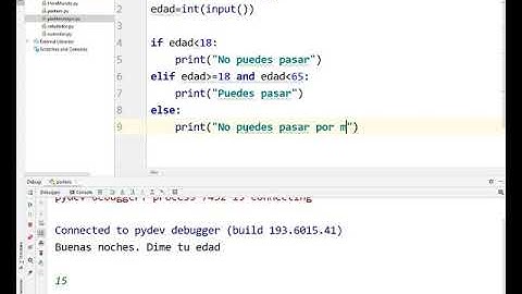 If con elif Portero discoteca Python Programación TIC 2 Bachillerato IES Monterroso