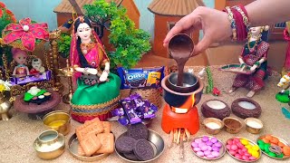 Lava cake|Miniature dairymilk & Oreo cake|Tiny Chocolate cakes|Mini food|Miniature cooking chocolate