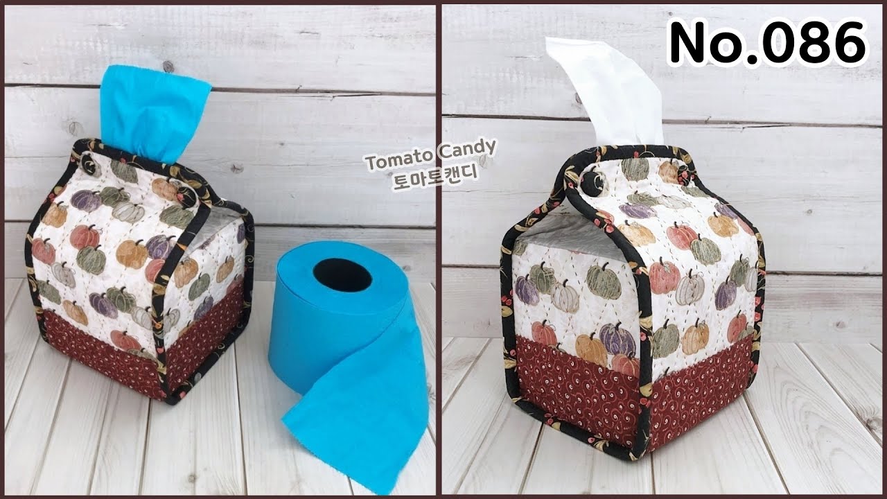 №086 Квадратный чехол для салфеток, Лоскутный аксессуар, Многофункциональная коробка для хранения.