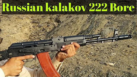 Russian kalakov 222 Bore Full Review And Test Firing /AK 74 222 bore