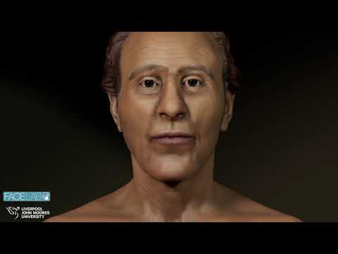 Facial depiction of Ramses II (2022)