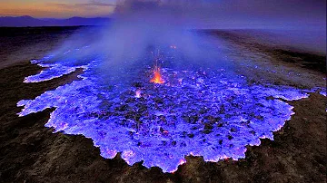 ¿Es la lava azul la más caliente?