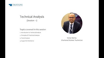 Technical Analysis By Vishal Mehta, Session 1