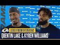 Quentin Lake On Returning From Injury; Kyren Williams' Expectations For Saturday’s Wild Card Matchup