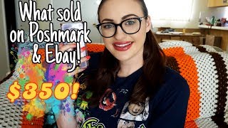 Making $350 in 1 Week!  | What sold on Poshmark and Ebay | April 2019
