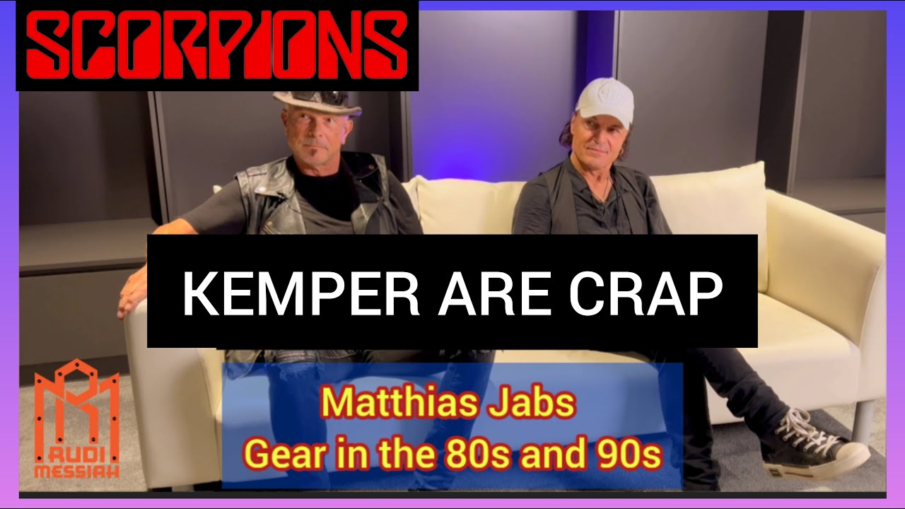 Scorpions Mattias Jabs about Guitar Gear Now and Then and Song Writing