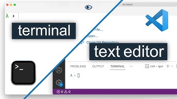 Setting up terminal and text editor