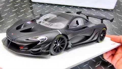 TSM McLaren P1 GTR 2015 Test Car 1:18 scale resin model review