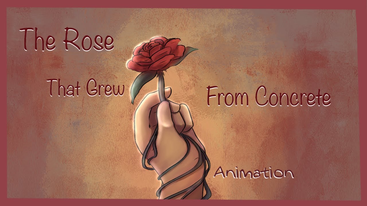The Rose That Grew From Concrete Poem Worksheet