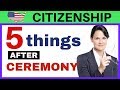 US Citizenship Test: 5 things to do after you become a U.S. citizen