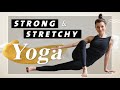 Yoga Ganzkörper Flow für einen starken und flexiblen Körper | Strong & Stretchy | 35 Min Mittelstufe