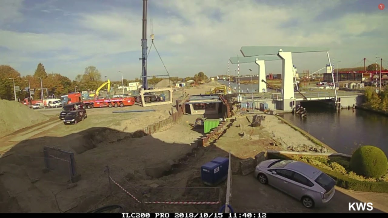 Aanleg fietstunnel Westerschans Goes 2018