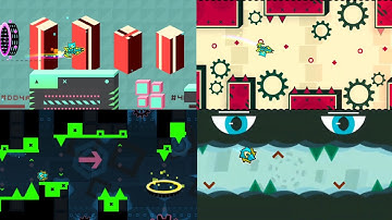 All of my unfinished, abandoned levels | Geometry Dash 2.11