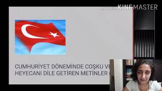 Cumhuriyet Dönemi Edebiyatı Şiir / SON TEKRAR