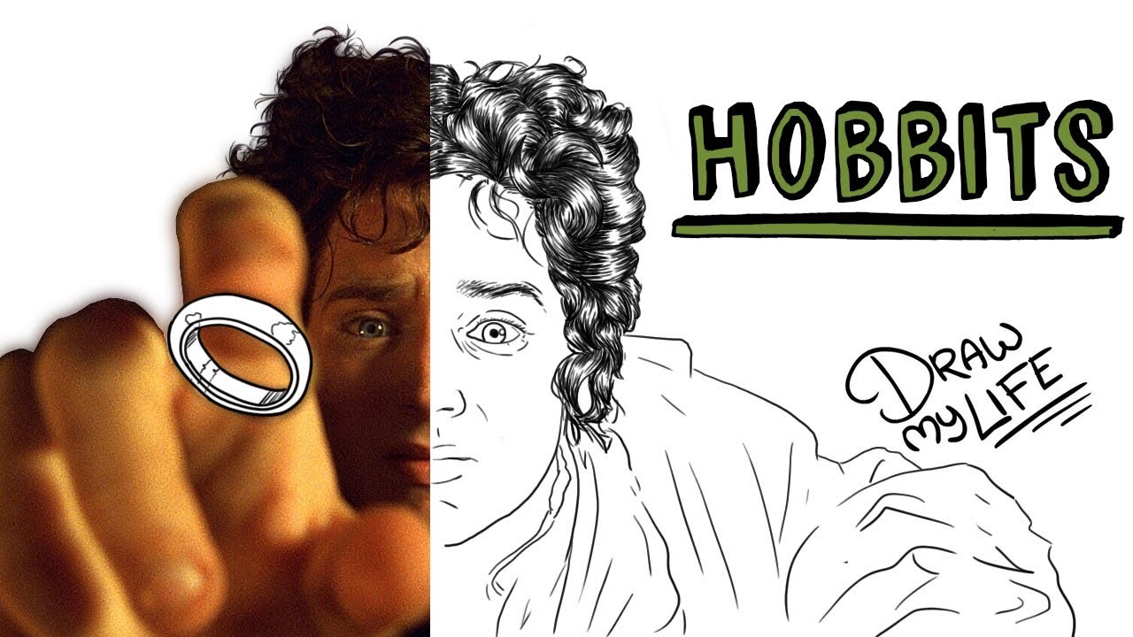 LOS HOBBITS | Draw My Life El Señor de los Anillos