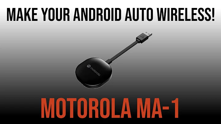Motorola MA1 car adapter makes Android Auto Wireless!
