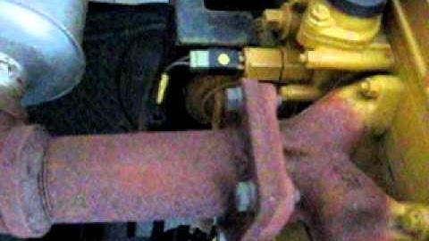 Caterpillar 1.1  generator cold start and load transfer part 1