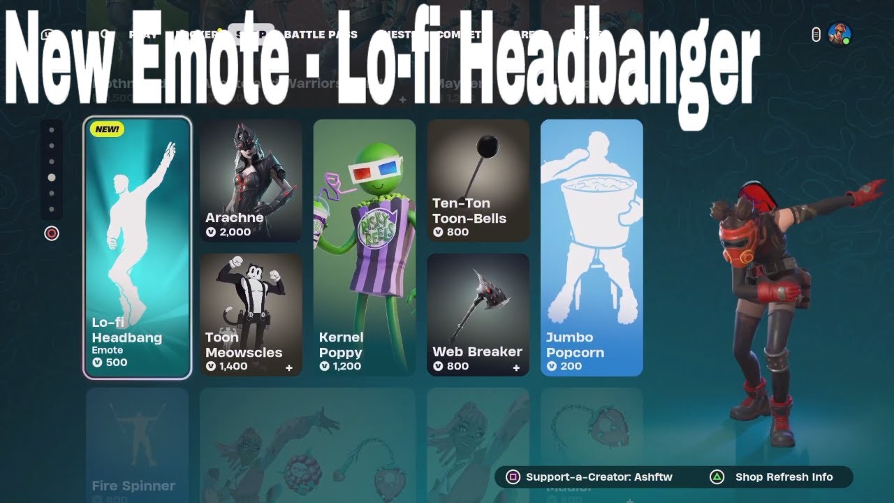 Fortnite Item Shop New Lo Fi Headbang Emote YouTube fortnite-item-shop-new-lo-fi-headbang-emote-youtube