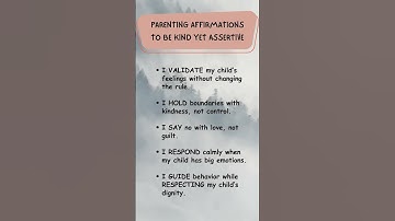 EMOTIONALLY HEALTHY DISCIPLINE | Parenting Affirmations for Boundaries with Love