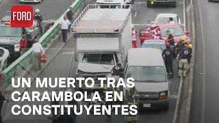 Carambola en avenida Constituyentes, muere motociclista - Las Noticias