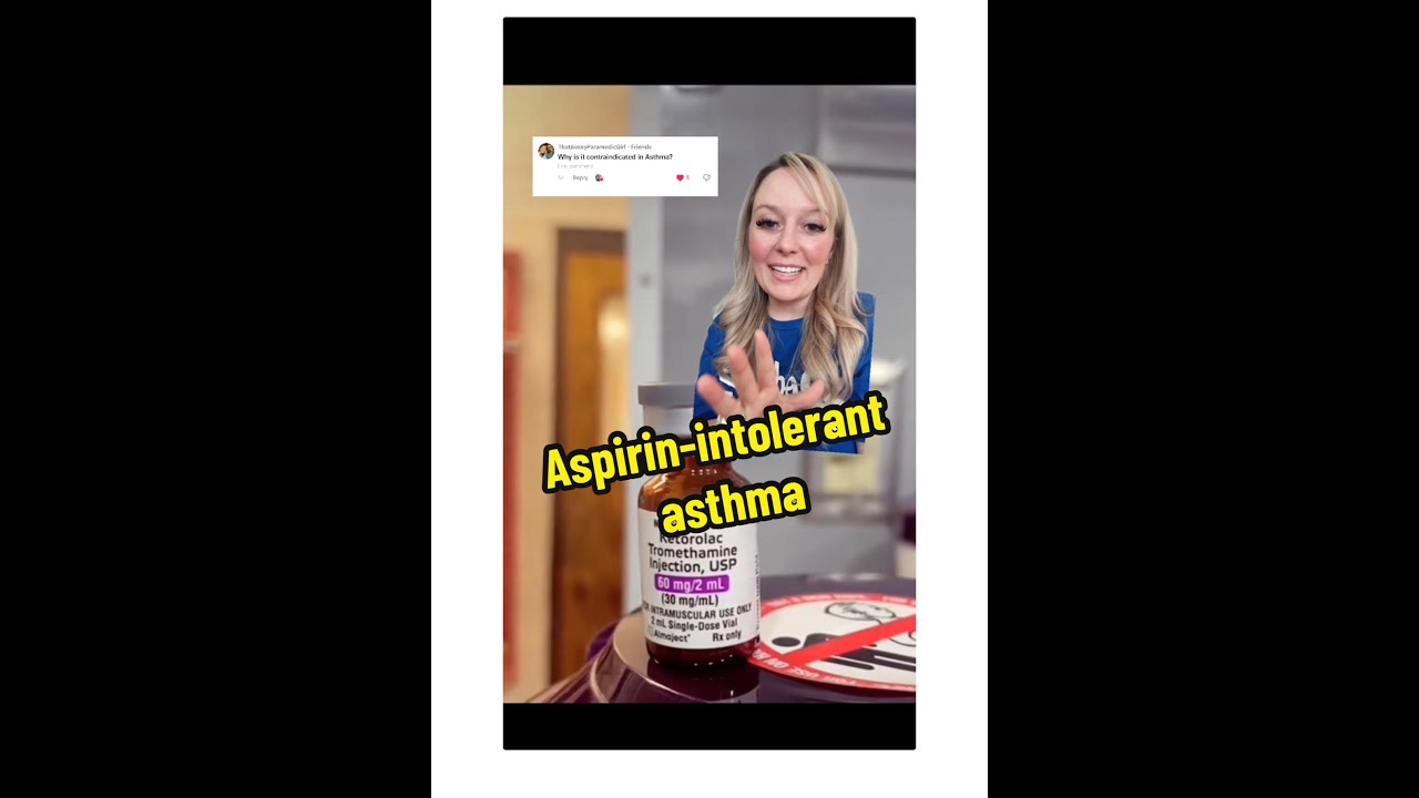 Asthma Contraindication for Ketorolac || EMS Pharmacology