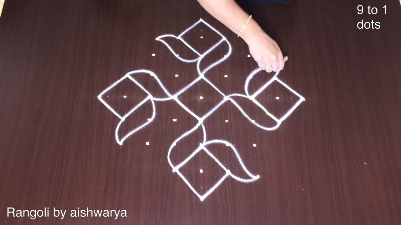 Maha Lakshmi Kolam Rangoli