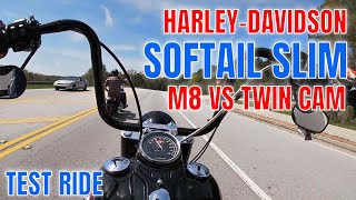 Harley-Davidson Softail Slim (M8 vs Twin Cam 103)