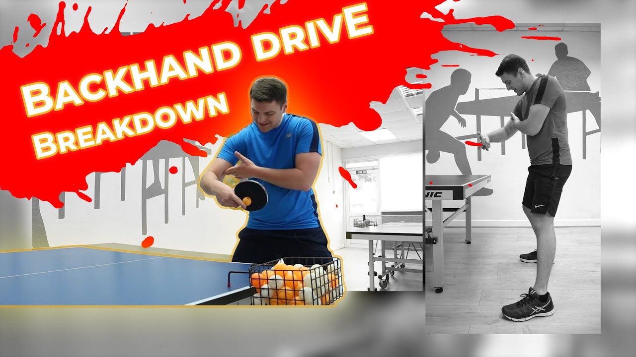 How to PLAY & TRAIN a BACKHAND DRIVE / TOPSPIN Attack Technique Tutorial TABLE TENNIS \ PING