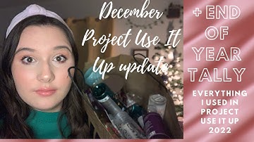 December Project Use It Up Update + PUIU End of Year Tally !!