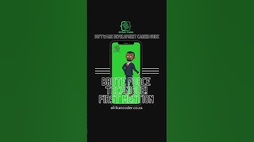 Brute force approach - first mention