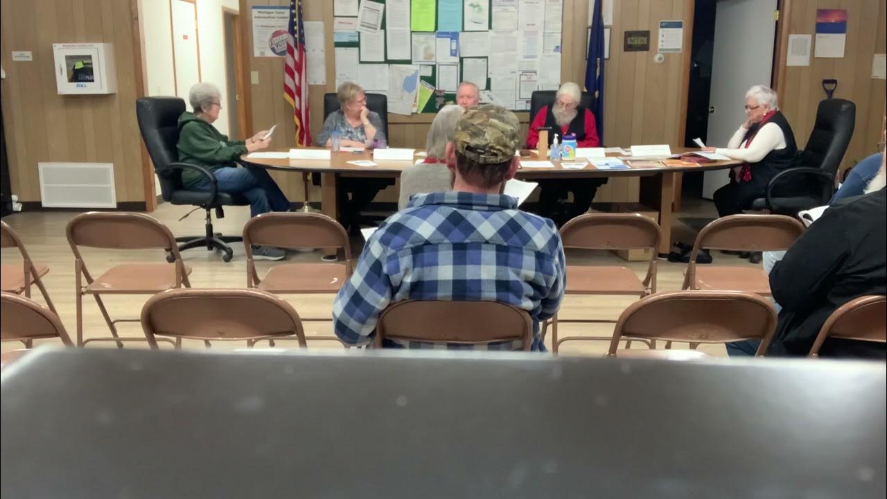 Au Gres township monthly meeting February 14 2023 YouTube