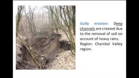 Soil Erosion; Sheet erosion, Rill erosion and Gully erosion 240p