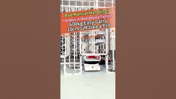 Bye Manual Handling! IronBov in Med Device Factory: 600kg Easy Carry, 10cm Lift Like a Pro!