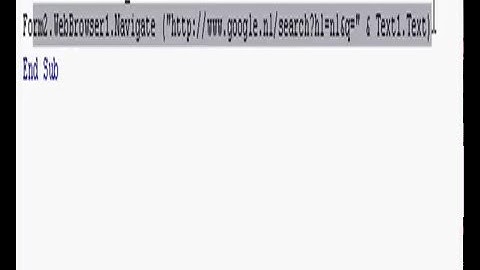 Visual basic 6: How to make a search tool.