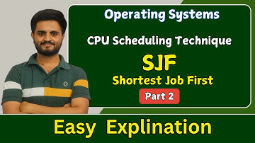 SJF - Shortest job first  |CPU Scheduling Technique in OS