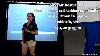NTSB: Check your restraints - 2022 Oshkosh presentation