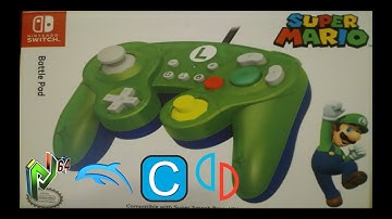 Nintendo Switch Battle Pad GameCube Style Controller Test on Project64, Dolphin, Cemu and Yuzu Emul.