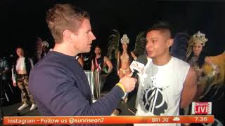 Rio Projekt Sunrise on 7 - Acrobatics with Bboy Brucy