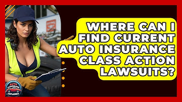 Where Can I Find Current Auto Insurance Class Action Lawsuits? - Auto Coverage Explained