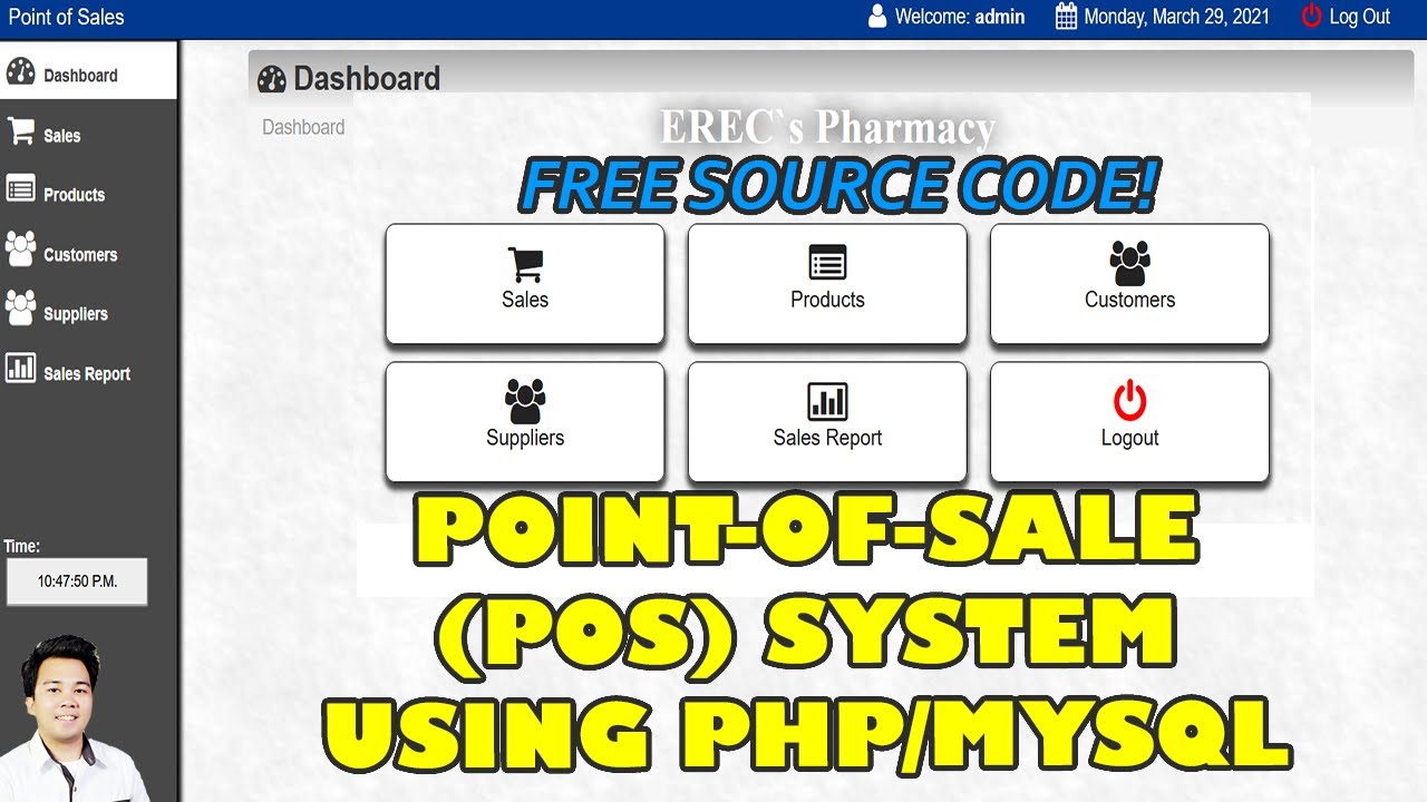 php pos  Update  Point of Sale System POS in PHP and MySQL | Free Source Code Download