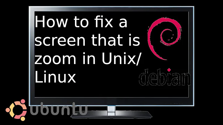 How to fix zoom screen in linux  X11 display entered zoom mode. How do I exit? MX | Ubuntu | Linux ?