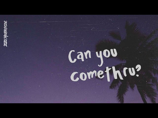 Jeremy Zucker - comethru (Lyric Video) class=