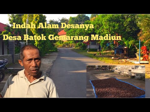 Mantap ! Indah Alam Desanya Dan Damai Kampungnya Desa Batok Gemar......