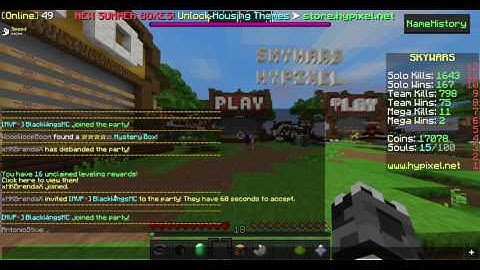 [Teach] How to party and disband in Hypixel