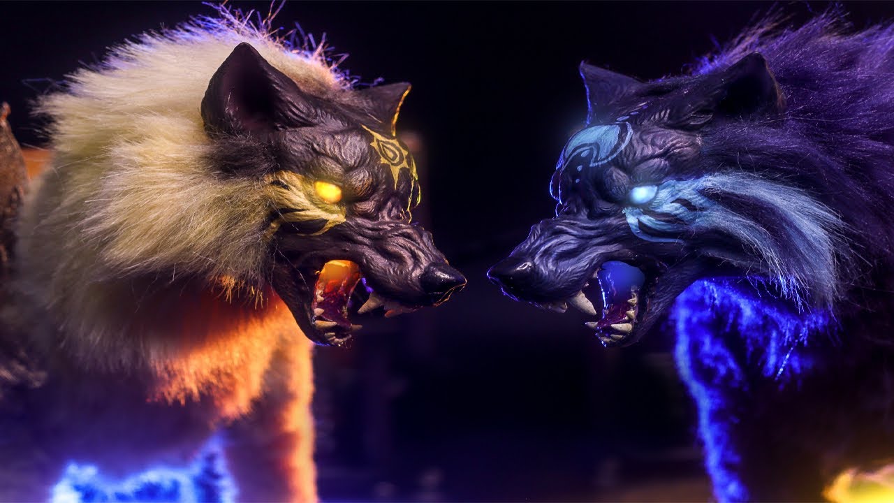 I Made Skoll And Hati From Norse Mythology l Resin Art Doll